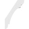 Ekena Millwork 3 1/2-in. W x 16-in. D x 24-in. H Olympic Architectural Grade PVC Knee Brace BRCP035X16X24OLY - alternate 3